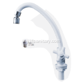 Long Gooseneck swivel faucet abs အဖြူစုပ်အသာပုတ်ပါ